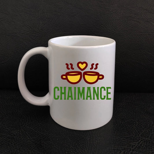 Printed Coffee Mug - Smazing Prints ‘CHAIMANCE’ Printed Coffee Mug 325 ML 