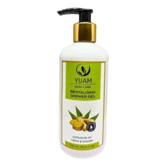 Shower Gel - YUAM Revitalising hower GSel for Men and Women with Extracts Of Neem & Ginger (300 ml)