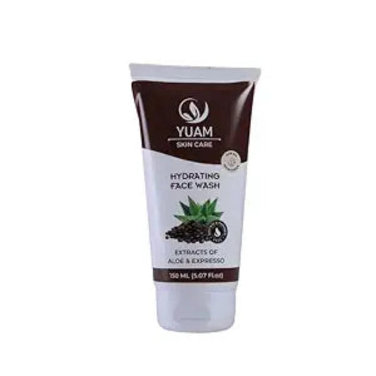 Hydrating Face Wash - YUAM Hydrating Face Wash - Expresso & Aloe Hydrate Skin, Prevents Dark Circles And Skin Damage (150 ml)