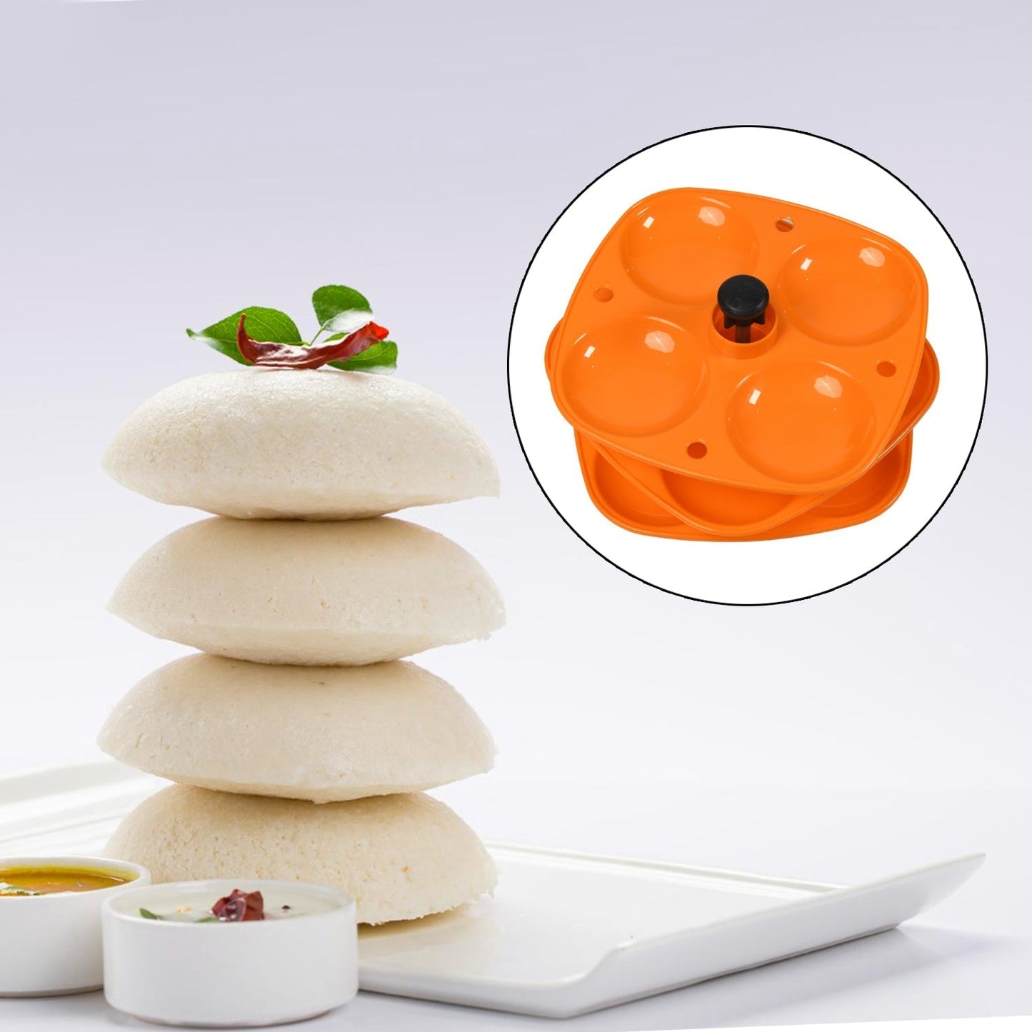 3 Layer Idli Stand used in all kinds of household kitchen purposes for holding and serving idlis.