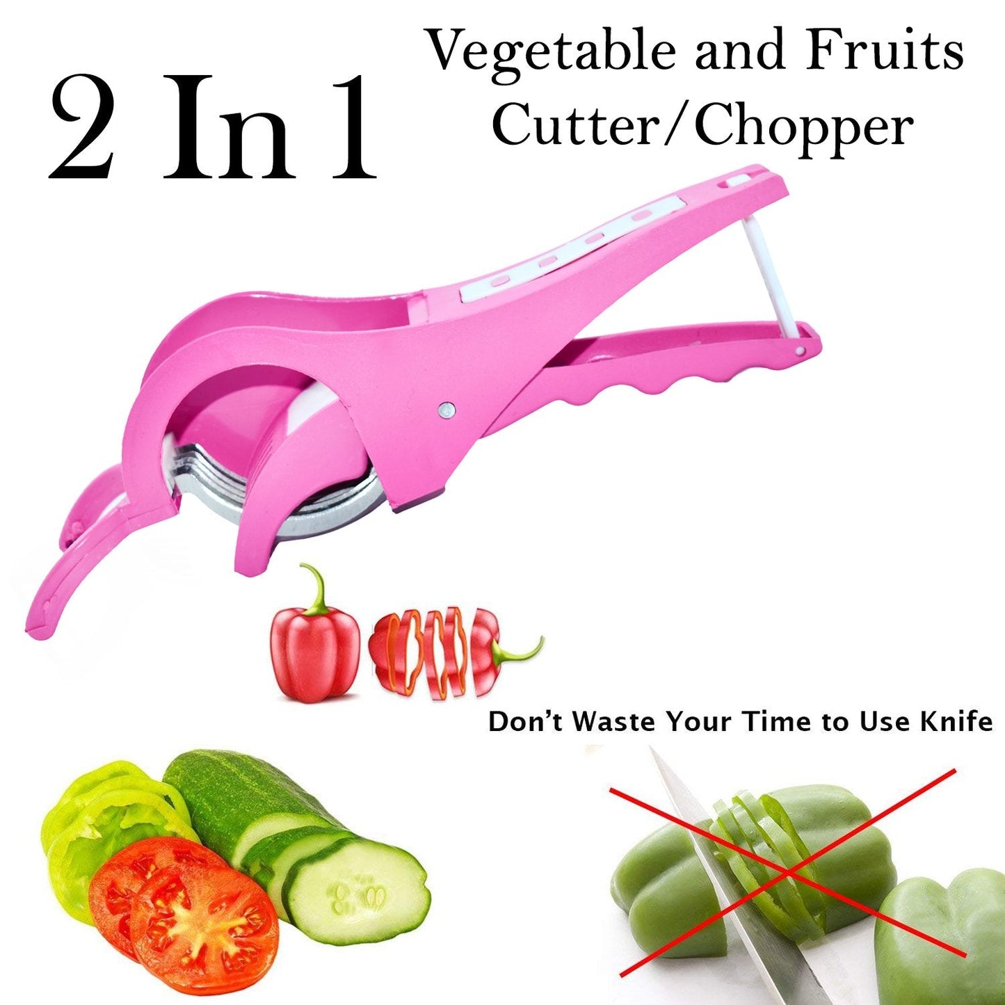 2In1 Veg Cutter Used To Cut Vegetables