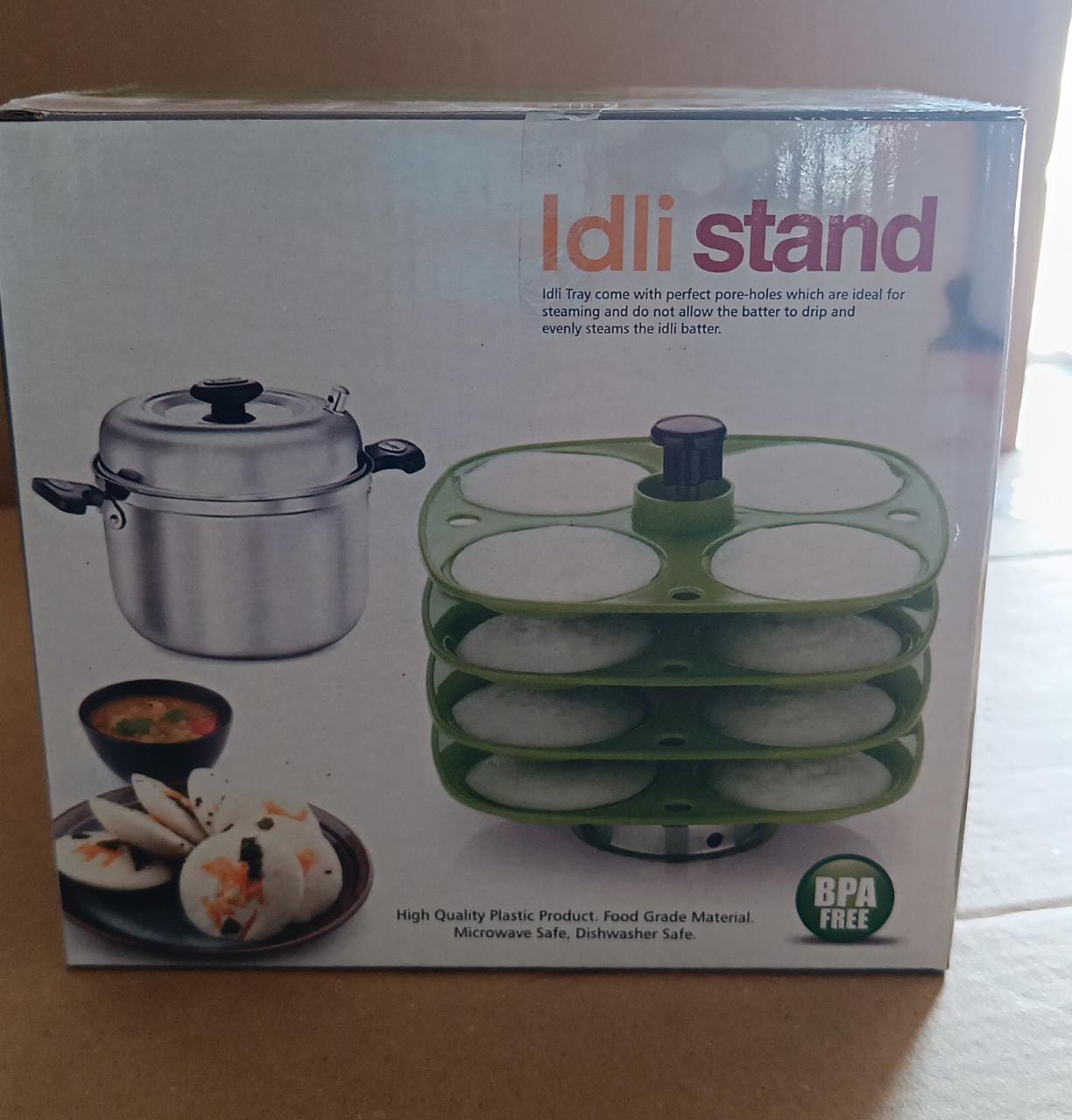 3 Layer Idli Stand used in all kinds of household kitchen purposes for holding and serving idlis.